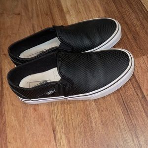 black and white vans